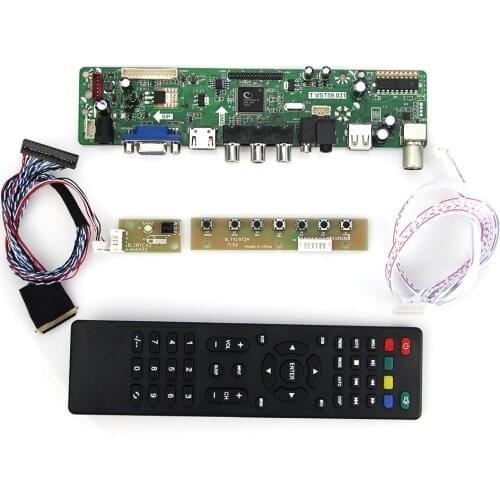 LCD/LED Controller Driver Board (TV+HDMI+VGA+CVBS+USB) T.VST59.03 For N089L6-L02 B089AW01 V.1 LVDS Reuse Laptop 1024x600