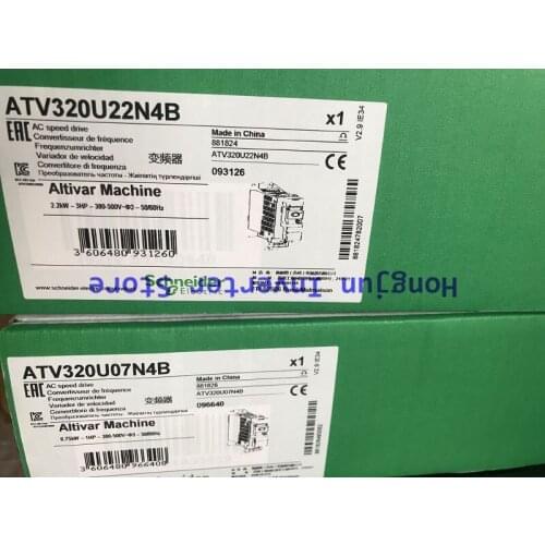 Genuine Schneider ac inverter 3 phase 380V 500V 2.2kw 3hp inverter ATV320U22N4B for equipment