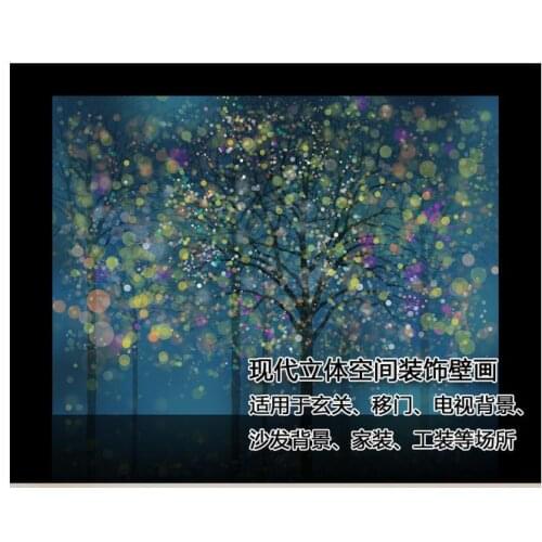 Custom photo wallpaper 3d tv wall paper murals The hand painted blue dream wallpaper for living room decoration