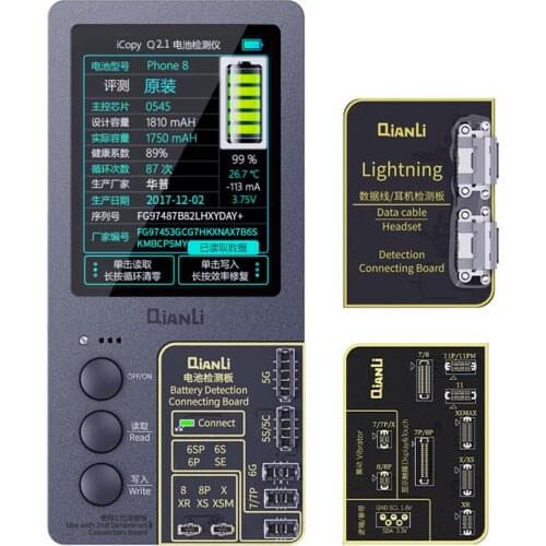 Qianli LCD Screen Original Color Repair Programmer For iPhone 11 Pro Max XR XS MAX XS X 8 8P 7 7P Vibration/Touch/Battery Repair