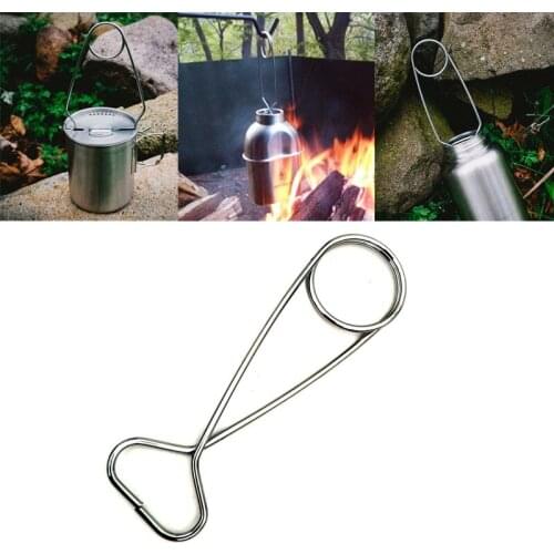 Fish Mouth Jaw Spreaders Water Cup Hook Stainless Steel Spreader Outdoor Tools Hanging Hook for Hanging Pot