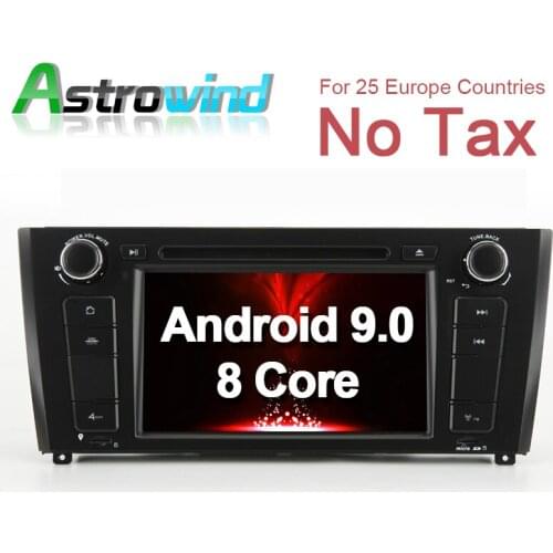 Android 9.0 System 4G RAM Auto Radio Car DVD Player GPS Navigation System for BMW 1 Series E81 E82 E88 Support TPMS DAB OBD2 DVR