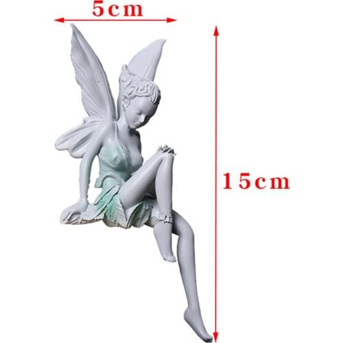 Fairy Statue Garden Ornament Lawn Fountain Pond Pool Home Office Decor