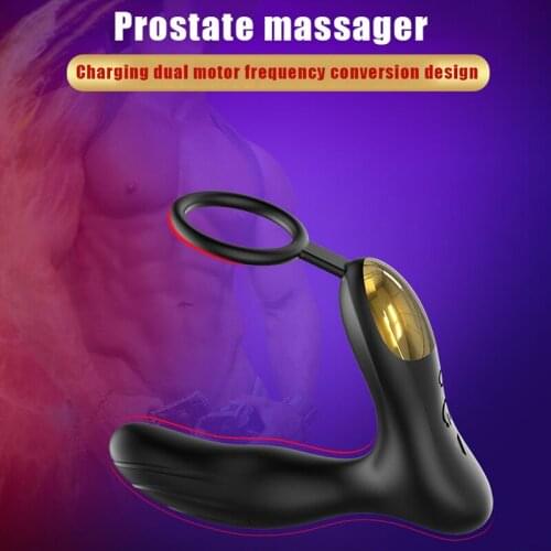 Vibrator Lock Ring 10 Speed Massager Toy Waterproof Silicone Wireless Remote SN-Hot