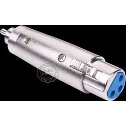XLR Female Plug To Male RCA Phono Socket Mic Cable Mixer Audio Adapter