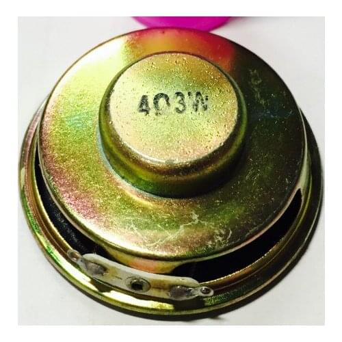 Fast Free Ship 2pcs Speaker 2 inch Bright basin full range loudspeakers mini speaker accessories round 4ohm 3W diameter 50mm