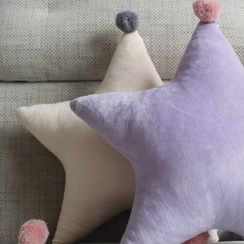 2017 New Star Cushions For Home Garden Car Decoration 45*45cm Creative Pillows Home Textile Handmade Pillow Almofadas Decor