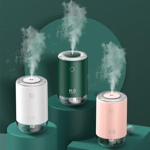 370ML Mini Ultrasonic Air Humidifier Romantic USB Essential Oil Diffuser Car Purifier Anion Mist Maker Spray Liquid Air Freshene