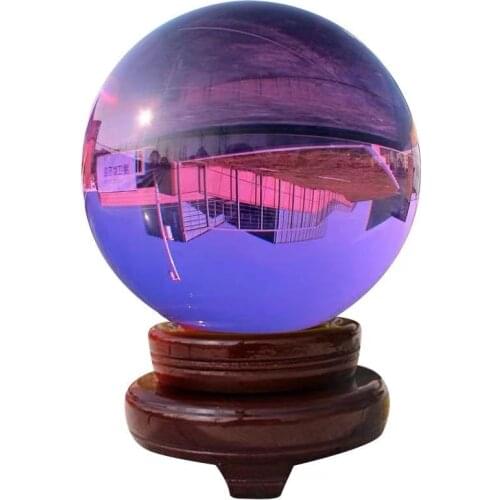 40-60mm Rare natural quartz amethyst healing ball + 5AAA