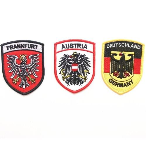 Eagle epaulet Badge Clothes Decoration Patch clothing accessories Appliques 3D DIY Coat Hat Brand Badges