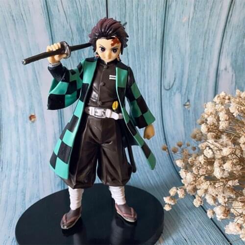 Anime Demon Slayer Kimetsu No Yaiba Figure Q Posket Kamado Tanjirou Kamado Nezuko Agatsuma Figure Toys 16cm