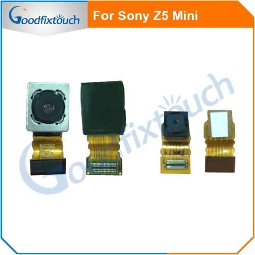 Facing Small Front Camera Flex For Sony Z5 Compact Mini E5803 E5823 Rear Big Main Back Camera Flex Cable Replacement Parts