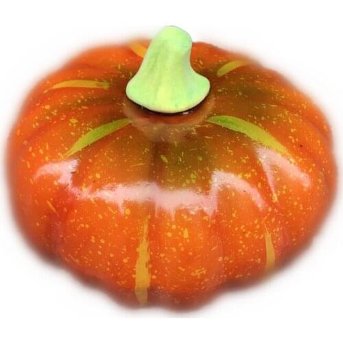 Artificial Pumpkins Simulation Pumpkin Round 20cm Ornaments Large Pumpkin for Halloween Thanksgiving Decorating
