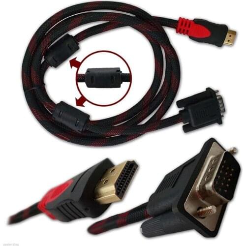 1.5M To VGA Adapter Cable Converter Male To Male Accessories For Video For PC Lenovo Desktop Monitor Projector TXTB1