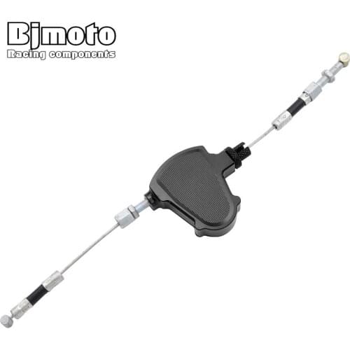 BJMOTO Motorcycle CNC Stunt Clutch Easy Pull Cable System Universal For Honda Yamaha Suzuki Kawasaki Ducati Triumph Dirt Bikes