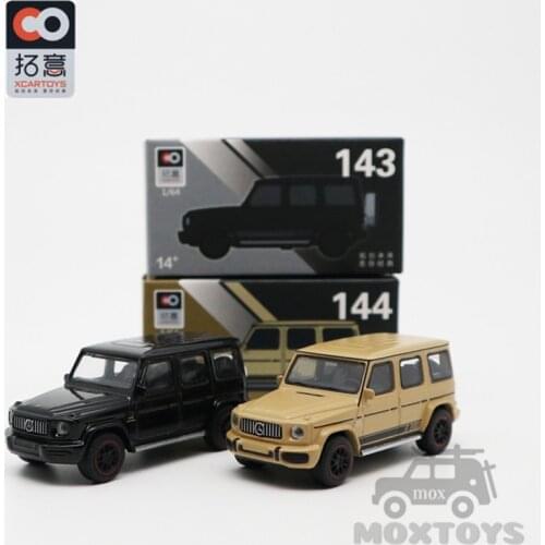 XCarToys 1:64 G63 SUV Black/Desert yellow Box Diecast Model Car