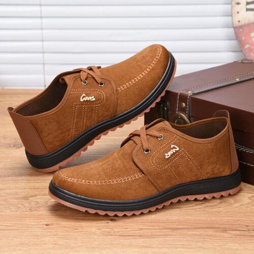 Spring and autumn leisure cattle tendon soled cloth shoes mens anti-skid wear-resistant work shoes fathers shoes dad shoes