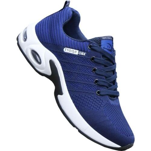 New Men Running shoes anti-skid Walking Jogging training sports shoes Male Light Breathable Mesh Comfortable Large Size Sneakers