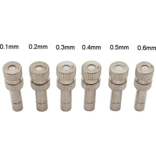 1 Pc Low Pressure High Quality Atomizing Misting Nozzle Spray Injector Atomization Head Mister Mist Spraying System Nozzle