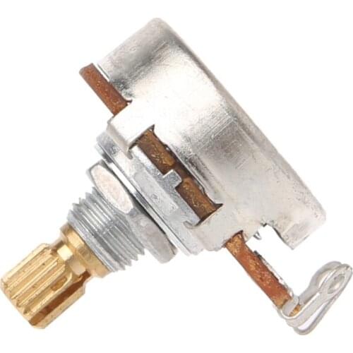 WXTF B250K Potentiometer Splined Pot Electric Guitar Bass Effect Amp Tone Volume Parts