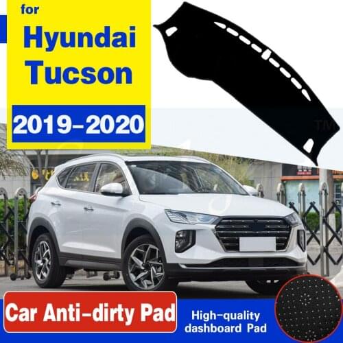 For Hyundai Tucson 2019 2020 Anti-Slip Mat Dashboard Cover Pad Sunshade Dashmat Carpet Anti-UV Car Accessories Rug