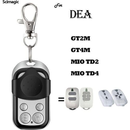 For DEA GT2M GT4M MIO TD2 MIO TD2 Remote Controller 433mhz Fixed Code Garage Door Motor Transmitter