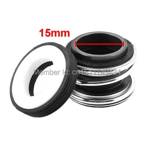 Air Conditioner 15mm Internal Dia Rubber Bellow Mechanical Shaft Seal 5pcs