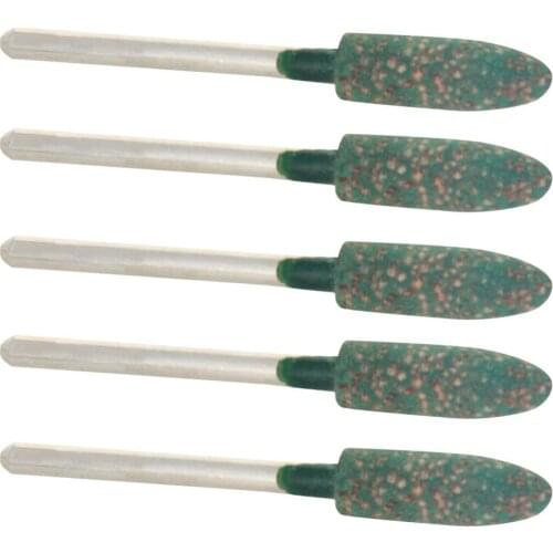 Rubber Sesame Grinding Heads Bullet Point 3*10/3*12/3*3/3*4/3*5/3*6/3*8mm Copper Aluminum Steel Die Casting Grinding Polishing