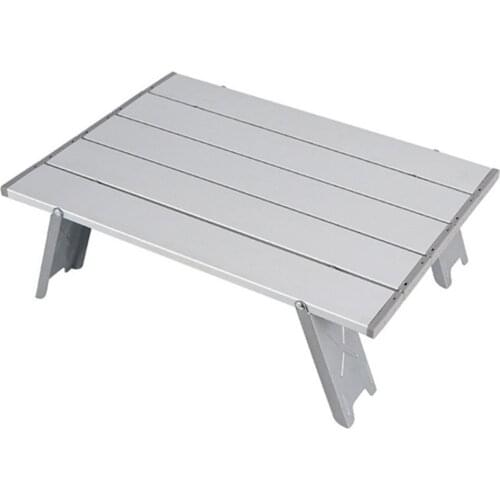 Mini Folding Table Outdoor Barbecue Camping Tent Household Bed Collapsible Computer Desk aluminum folding table
