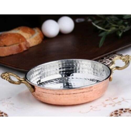 Modern Catering World Copper Egg Sahanı Double Handle no:18 сковорода utensílios de cozinha сковорода с крышкой кастрюля