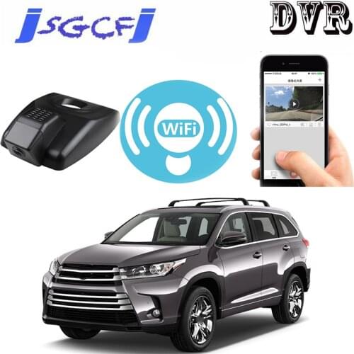 Special Car Road Record WiFi DVR Dash Camera Driving Video Recorder HD Night Vision For Toyota Highlander XU50 2013~2019