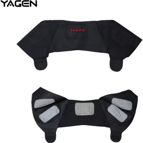 1piece Self-heating Tourmaline Shoulder Magnetic Therapy Support Brace Belt For The Back Posture Corrector Massager