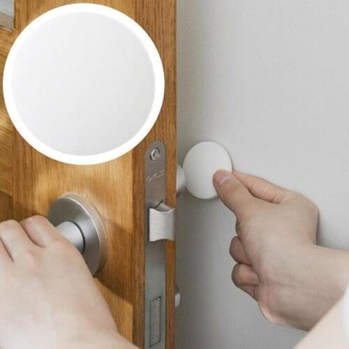 1 Pcs Wall Thickening Mute Door Suspension Ball Modelling Rubber Fender Handle Door Lock Protective Pad Protection Wall Stick