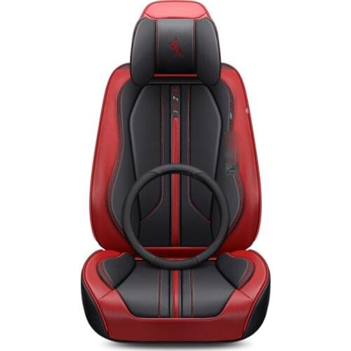 3D Full Surround Design Car Seat Covers Leather Cushions For Benz A B180 C200 E260 CL CLA G GLK300 ML S350/400 Class