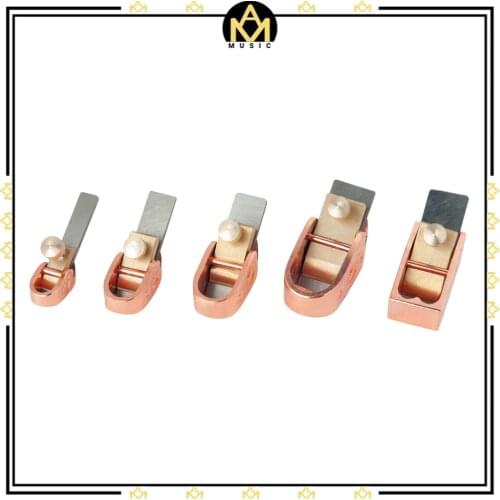 5 pcs Rose Gold Color Violin Makers Plane Cutter Brass Luthier Tool Violin Making Tools Mini Brass Planes Woodworking Planes