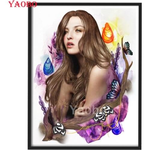Needlework Art 5d Diamond Embroidery Fantasy Beauty Butterfly Diamond Painting Picture Of Rhinestone Mosaic Handmade Gift