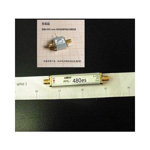 AML-480es COFDM 480MHz High Gain, Low Noise Amplifier LNA Coaxial Feeder Built-in SAW