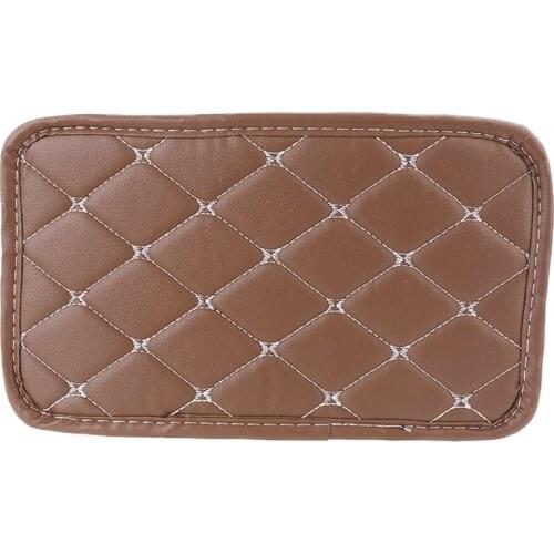 Car Leather Armrest Mat Box Cover Auto Central Arm Rest Covers Protection Pad Wholesale