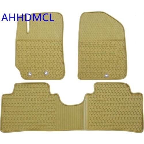Car Rubber Floor Mats Carpets Feet Pad For Hyundai Accent 2006 2007200820092010 2011 2012 2013 2014 201520162017 Left Hand Drive