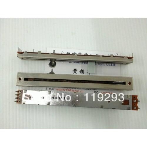 [BELLA]Imports potentiometer Original 128MM Double Slide fader potentiometer D10K handle 13MM--10PCS/LOT