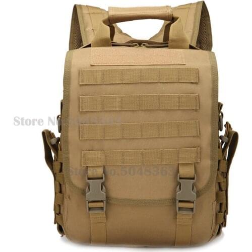 14" Outdoor Laptop Case Bag Multifunction Military Tactical Waterproof Molle Molle Bag Camping Backpack