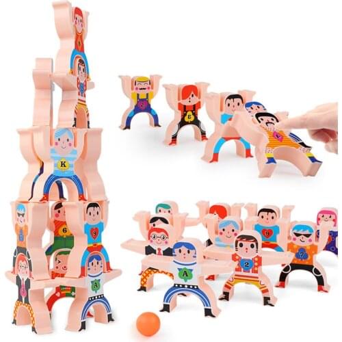 Childrens Hercules Folding Toys Plastic Building Blocks Balance Building Blocks Puzzle Toys Decompression Toys