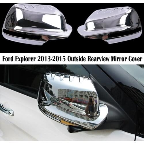 For Ford Explorer 2013 2014 2015 Car side Door Outside Rearview mirror Exterior Cover Rear View Mirror shell Housing hood
