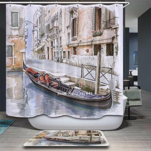 Home Decor Children Dream Scenery Background Forest Fairy Tale World Shower Curtain Waterproof and Mildew Proof Belt Hook