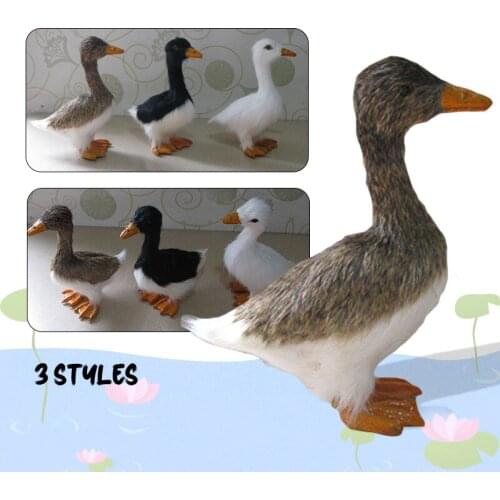 Simulation Duck Plush Toy Artificial Animal Cute Realistic Duck Doll Ornaments Home Decor Crafts Child Gift Photography Props