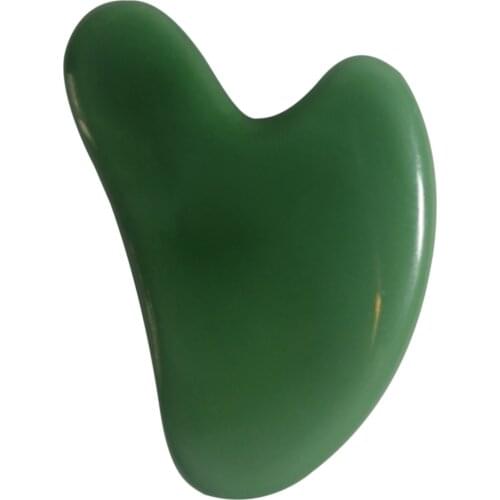 Gua Sha Facial Tool Artificial Jade Stone Guasha Board for SPA Acupuncture Therapy Trigger Point Treatment Massage Tool