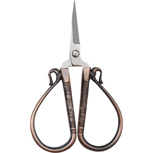 1PCS Sewing Embroidery Scissors Fabric DIY Craft Art Cross Handicraft Tailor Vintage Stitch Retro Cutter