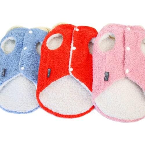 Pet Dog Clothes Warm Fleece Hoodie Small Medium Dog Soft Cotton Coat Chihuahua French Bulldog Outdoor Sweatshirt Autumn Winter