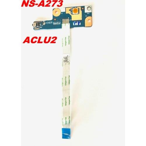 Original For Lenovo 50-30 G50-45 G50-70 Z50-70 ZMUK Power Button Board with cable ACLU2 NS-A273 PN NS-A273
