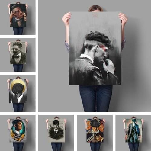 British High Score Crime Drama Peaky Blinders Poster Canvas Wall Print Mosque Door Art Painting Poster Retro Picture Home Decor